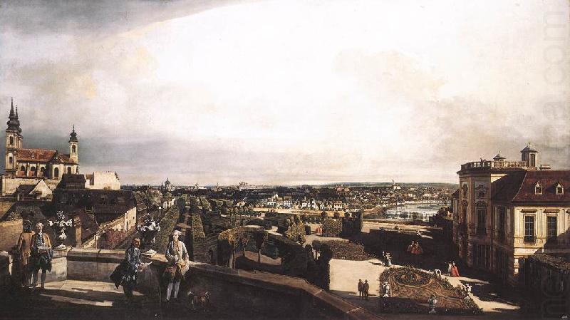 Vienna, Panorama from Palais Kaunitz ffg, BELLOTTO, Bernardo